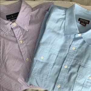 TWO Men’s Linen Buttondown Michael Kors & Polo